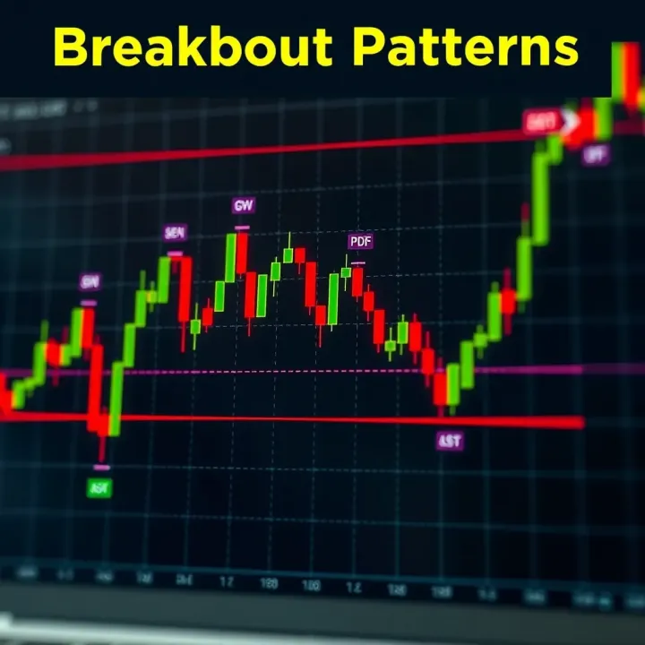 Chart showing a clear breakout pattern with price moving above a resistance level