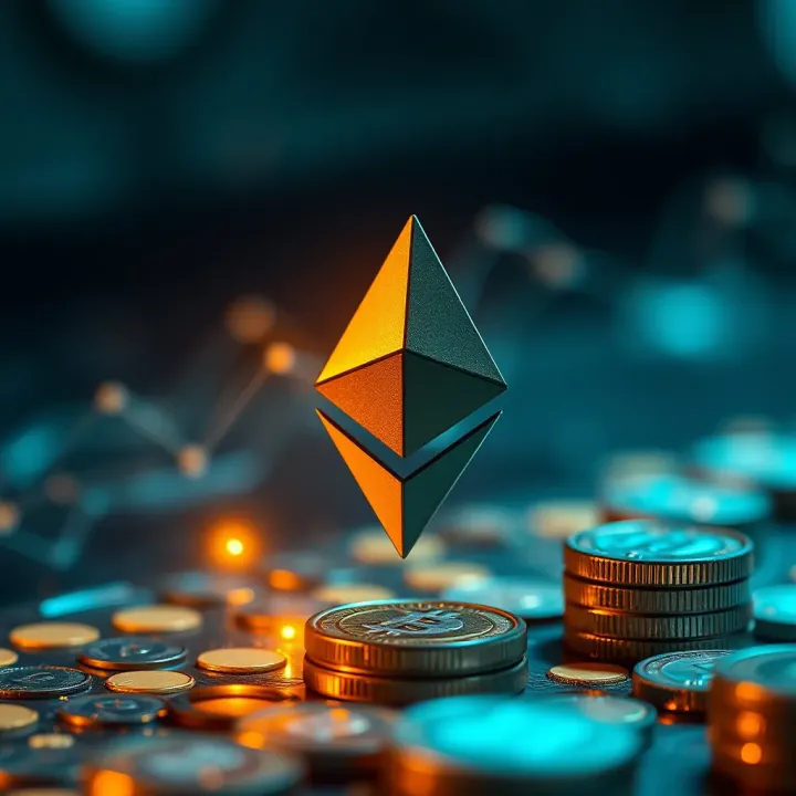 Visual representation of decentralized applications operating within the Ethereum network impacting finance and technology sectors