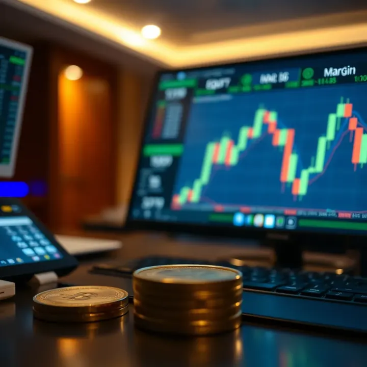 Diagram illustrating the relationship between equity, margin, and free margin in trading accounts