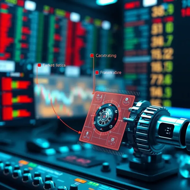 Automated Trading Mechanism in Forex Markets Diagram illustrating how automated forex trading software interacts with market data and executes trades