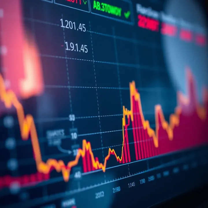 Graph of stock market indices illustrating trends and fluctuations in Kenya's financial market