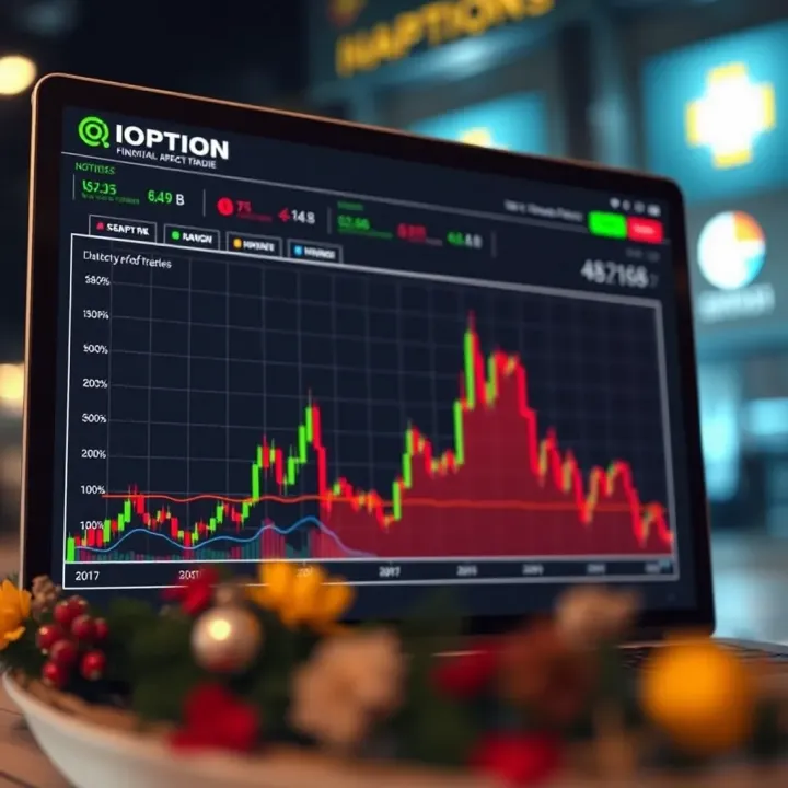 Graph showing automated trading performance on digital financial platform