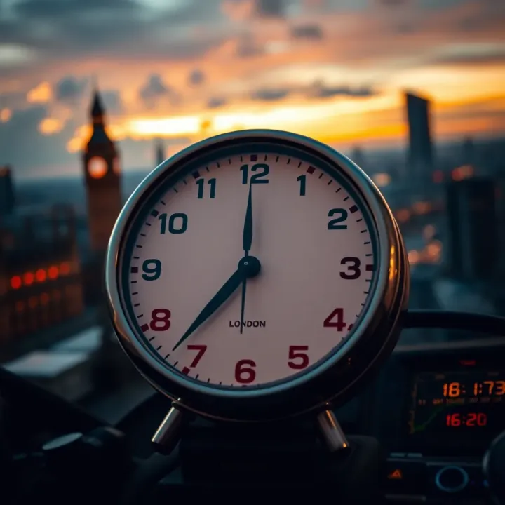World clock highlighting London and Johannesburg to show time difference during forex trading hours