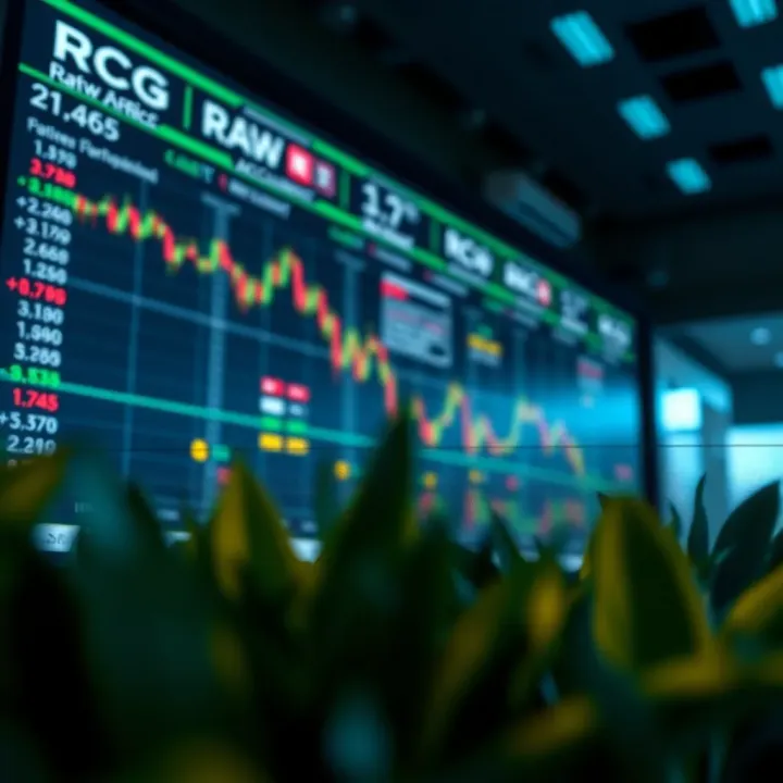 Chart illustrating key features and benefits of RCG raw accounts for traders in South Africa