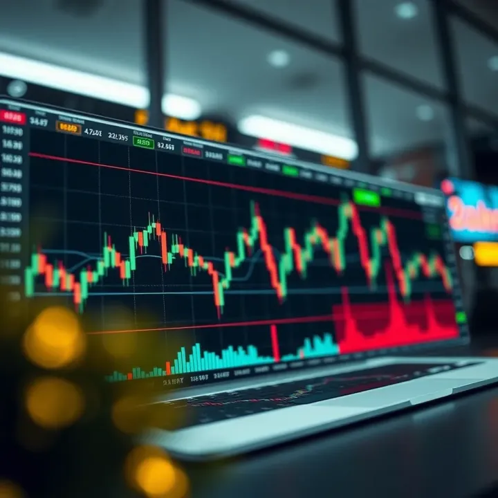 Chart displaying trading patterns used by Steve Mauro with highlighted market cycles