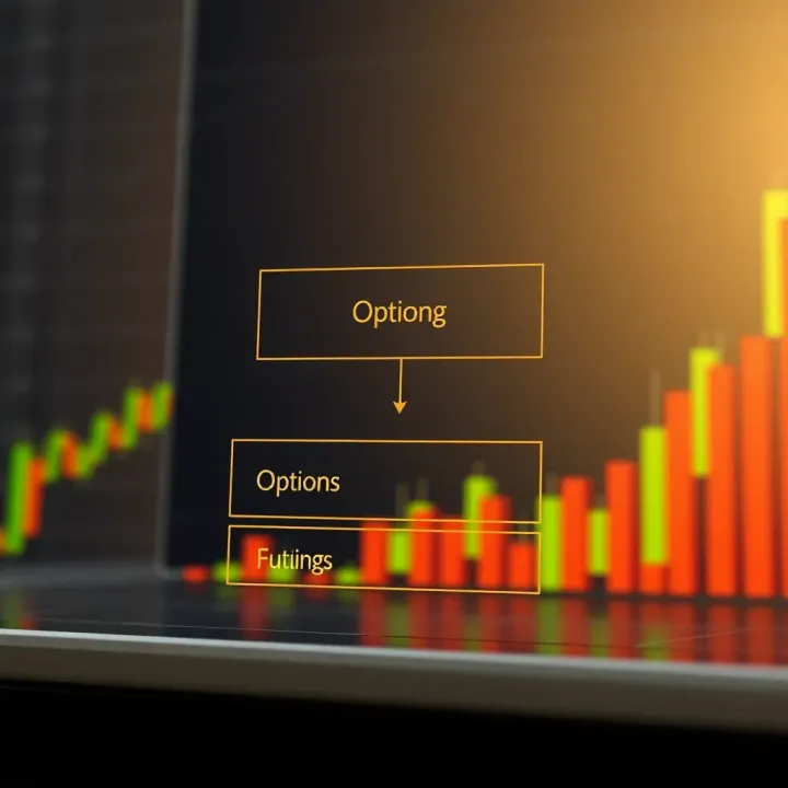 Diagram illustrating the structure of a synthetic trading position combining options and futures to mimic asset ownership