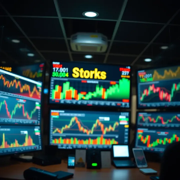 Illustration showing various trading assets including stocks, forex, commodities, and cryptocurrencies on digital screens