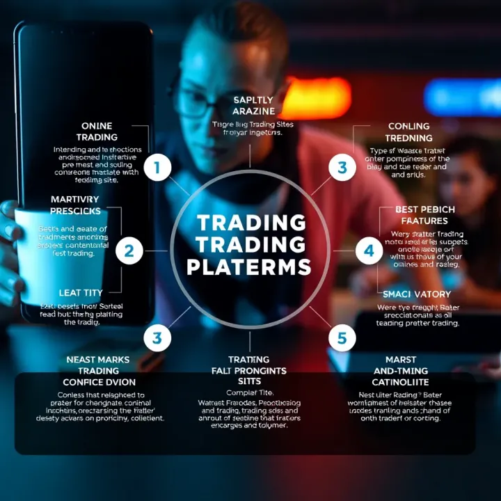 Diagram illustrating different types of online trading sites and their key features suitable for Kenyan investors