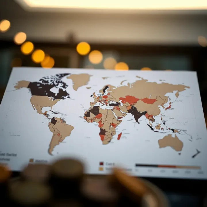 Regional Market Dynamics Shaping the Vaults Industry Global map highlighting regional trends and market dynamics in the vaults industry