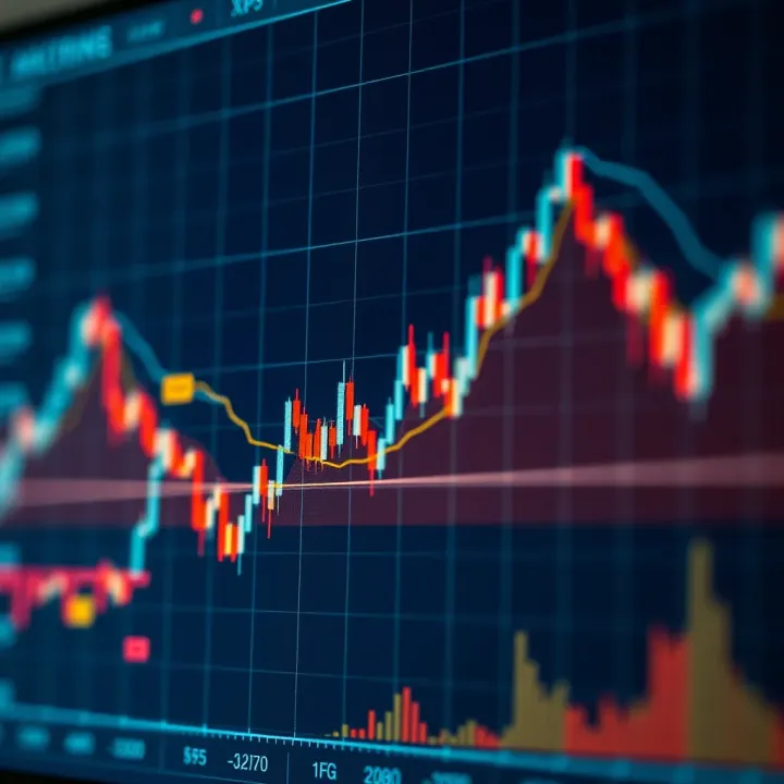 XRP Price Trends and Market Analysis Graph showing XRP price trends with highlighted market fluctuations and key support levels